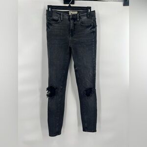 Free People grey ribbed jeans size W27